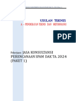 Pendekatan Teknis & Metodologi - SPAM DAK TA. 2024 PAKET 1