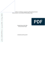 Impactof Interpersonal I Nfluences On Employee Engagement and Psychologicalcontract: Effectsof Gua Nxi, Wasta, Jeitinho, Blat and Pulling Strings