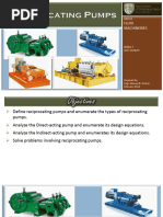 W7 - Reciprocating Pumps