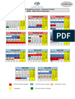 Academic Calender 2022-2023