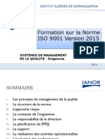 Formation Iso 9001 Version 2015 v1.0