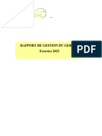 Rapport de Gestion 2022