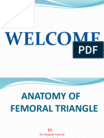 Anatomy of FEMORAL TRIANGLE