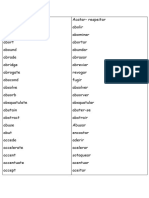 Lista Completa de Verbos