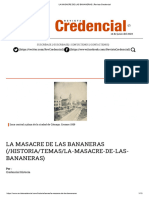 La Masacre de Las Bananeras - Revista Credencial