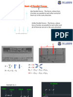 Lecture 3 - Resultant of Parallel Forces