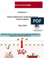 Seminario 6. Visión Integral de La Respuesta Inmune Antimicrobiana. 2024.