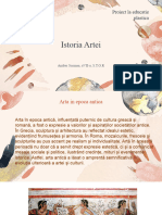 Istoria Artei: Proiect La Educatie Plastica