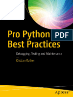 Pro Python Best Practices Debugging Testing and Ma