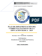 Plan Implementación Cneb