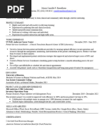 Maria Ramillano Dietetic Resume DI