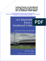 Dơnload 101 Interesting Facts On Southend United Learn About The Boys From Roots Hall 1st Edition Peter Miles Full Chapter