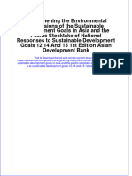 Get Strengthening the Environmental Dimensions of the Sustainable Development Goals in Asia and the Pacific Stocktake of National Responses to Sustainable Development Goals 12 14 And 15 1st Edition Asian Development Bank pdf full chapter