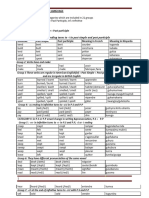 English Irregular Verbs Original Copies