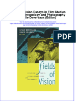 Dơnload Fields of Vision Essays in Film Studies Visual Anthropology and Photography Leslie Devereaux (Editor) Full Chapter