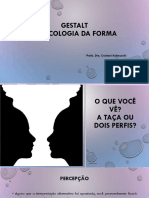 Gestalt e A Organização Perceptual