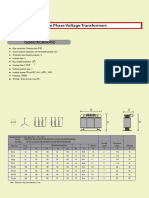 Three Phase Voltage Transformers