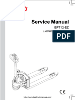 EP EPT 12-EZ Electric Pallet Truck Service Manual PDF