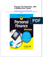 Dơnload Personal Finance For Dummies, 10th 10th Edition Eric Tyson Full Chapter