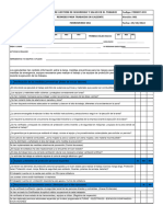 Verificación de Las Medidas Preventivas (Antes de Iniciar Labores)