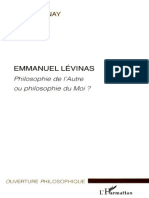 (Ouverture Philosophique) Alain Tornay - Emmanuel Lévinas - Philosophie de L'autre Ou Philosophie Du Moi-L'Harmattan (2011) - 1