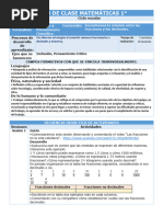 Expresión de Fracciones Como Decimales y de Decimales Como