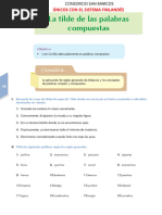 La Tilde de Las Palabras Compuestas