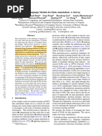 Large Language Models For Data Annotation - A Survey