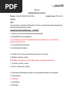 Test 1. Administración de Empresas.