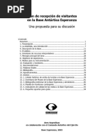 Plan de Recepción Base Antártica