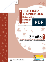 ESTUDIAR Y APRENDER Matemática Lengua y Literatura Inglés 3ro, T2