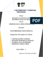 Informe Final - Denominaciones de Origen