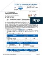 Maharashtra Pollution Control Board: SR No Product Maximum Quantity UOM