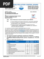 Maharashtra Pollution Control Board: SR No Product Existing Quantity Proposed Quantity Total UOM