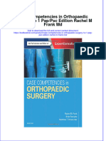 PDF Case Competencies in Orthopaedic Surgery, 1e 1 Pap/Psc Edition Rachel M Frank MD All Chapter