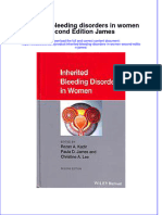 PDF Inherited Bleeding Disorders in Women Second Edition James All Chapter