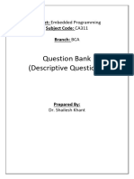 EP Descriptive Questions With Solutions