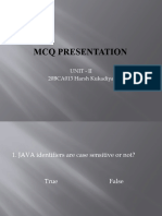 MCQ Presentation