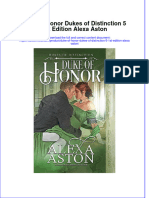 Dơnload Duke of Honor Dukes of Distinction 5 1st Edition Alexa Aston Full Chapter