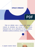 Espaço Urbano e Espaço Rural - Slide 2º Ano