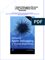 Advanced Apple Debugging Reverse Engineering Third Edition Derek Selander PDF Full Chapter