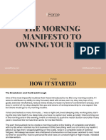 Morning Manifesto To Owning Your Day