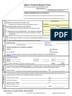 Employee Payment Request Form