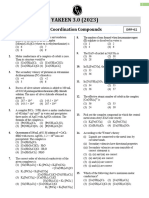 Coordination Compounds: DPP 02 (Of Lecture 04) - Yakeen 3.0 2023