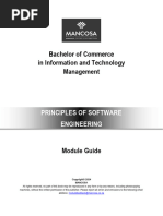 BCOM ITM - Principles of Software Engineering