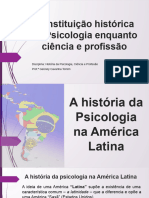 A Historia Da Psicologia Na America Latina