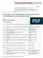 Códigos de Problemas de Diagnóstico CODIGO 590-9