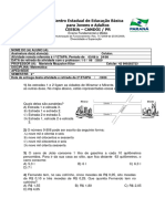 Atividade Diagnóstica Ensino Fundamental Matemática