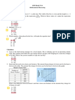 GED Maths Ready Test