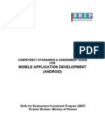 Competency Standard and Assessment Guide of Mobile Application Development Android